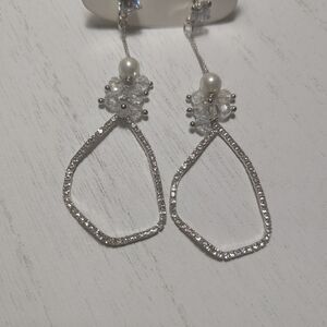 Silver Drop Earrings